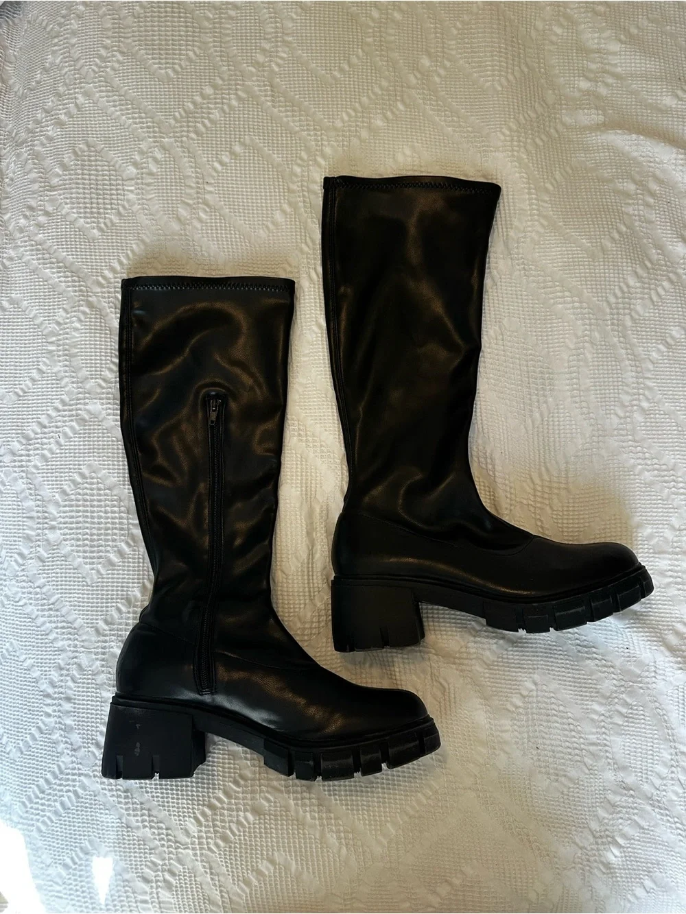 Madden Girl Knee high faux leather boots